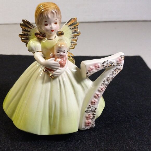 Vintage Josep Original Winged Porcelain Figurine Birthday Number 7 Doll - Picture 1 of 7
